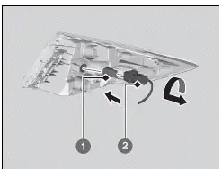 Honda Civic. Remplacement d'ampoules
